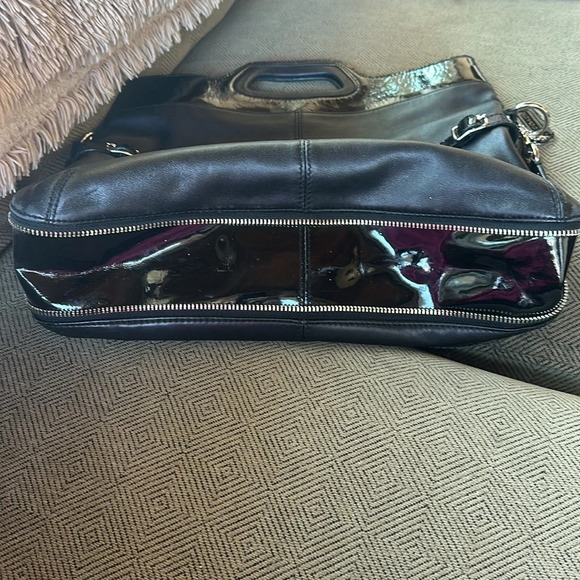 COACH💥VINTAGE💥Bonnie Leather Foldover Convertible Tote/Shoulder Bag - Picture 6 of 15